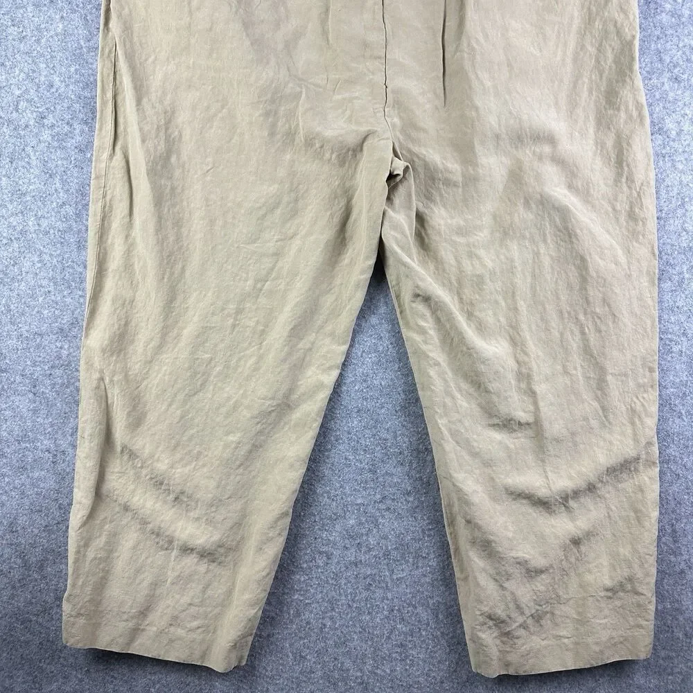 Polo Ralph Lauren Linen Silk Blend Pants Mens 48B Big Preppy Coastal Trouser*